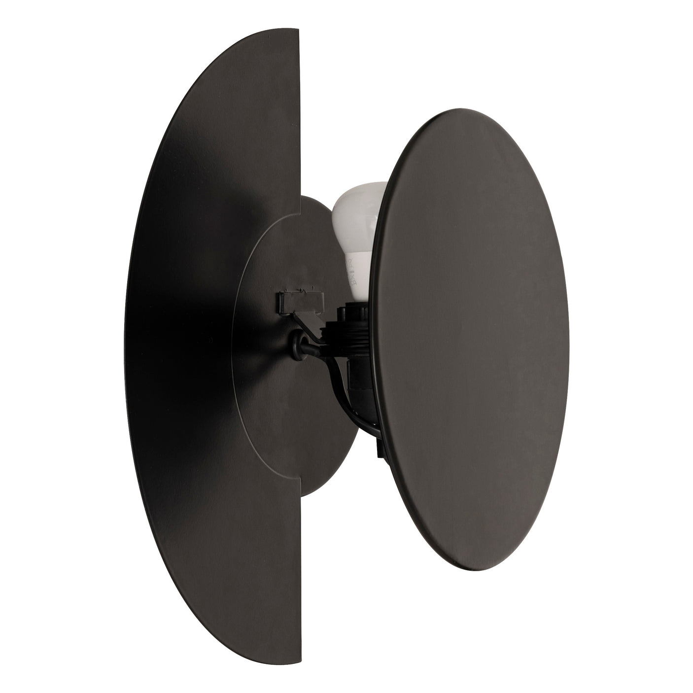 Reversibel vegglampe Mysti sort 30,5 cm