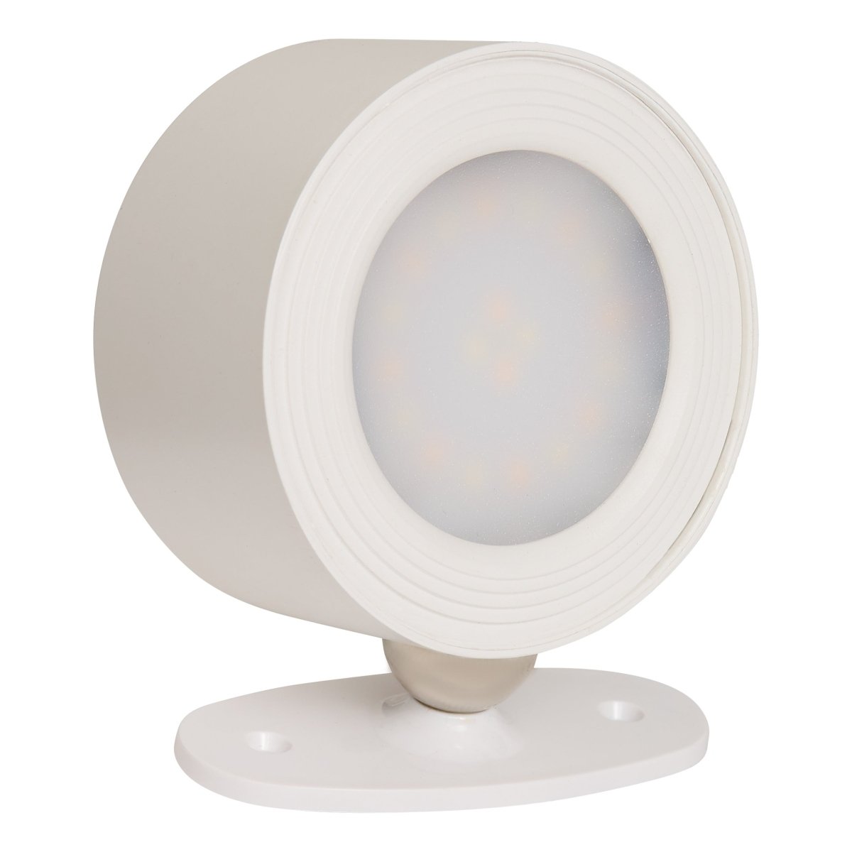Oppladbar magnetisk LED-vegglampe hvit 8 cm
