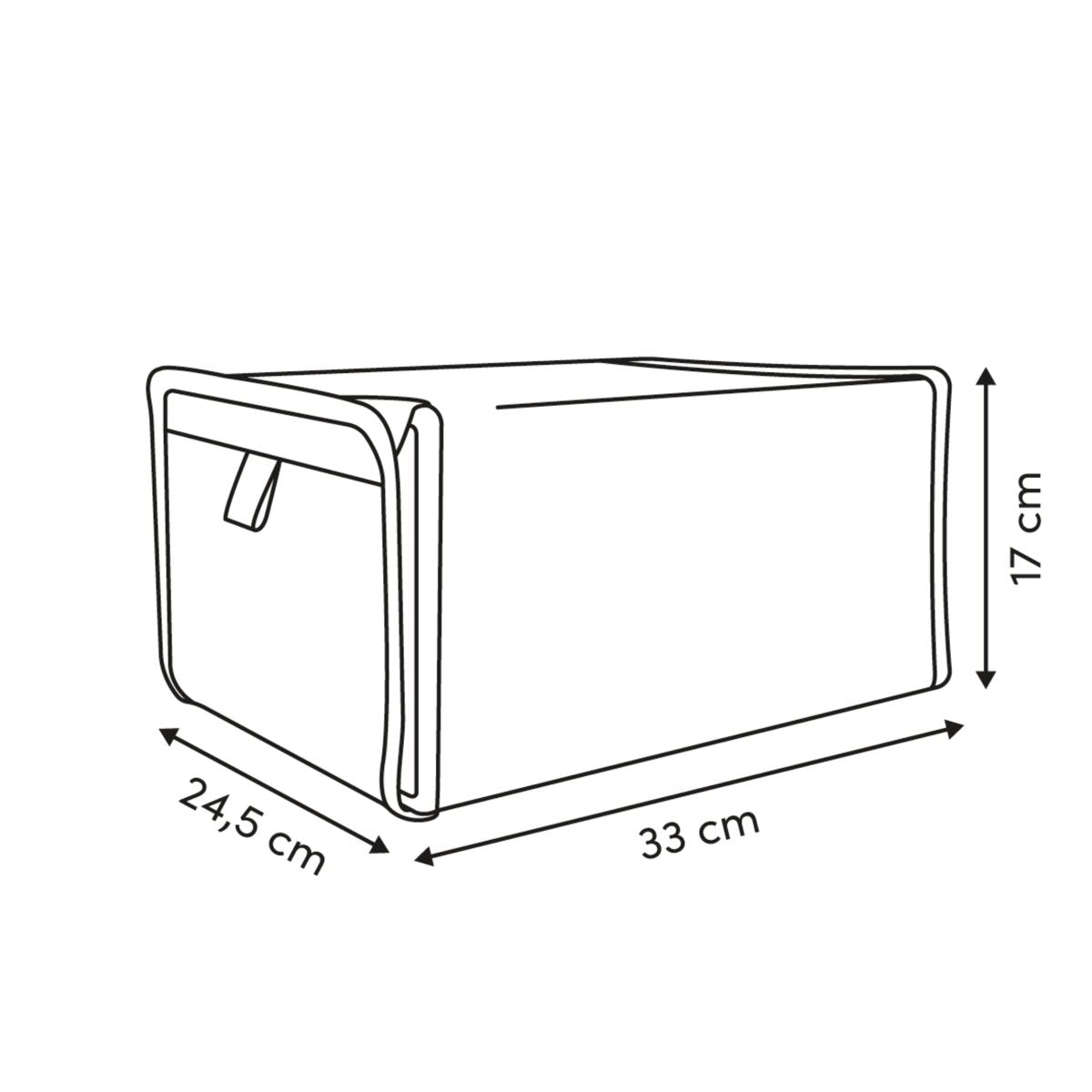 Stabelbare skobokser Dressy+ beige 2 stk – mål og dimensjoner