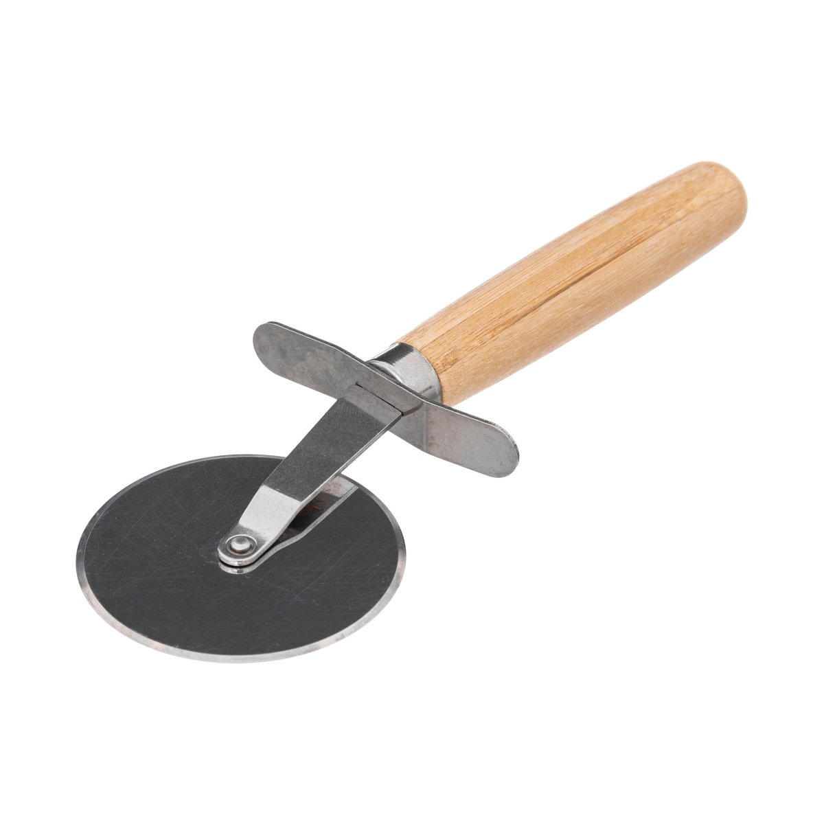 Pizzabord i bambus med pizzaklipper 37 cm – detaljbillede 2