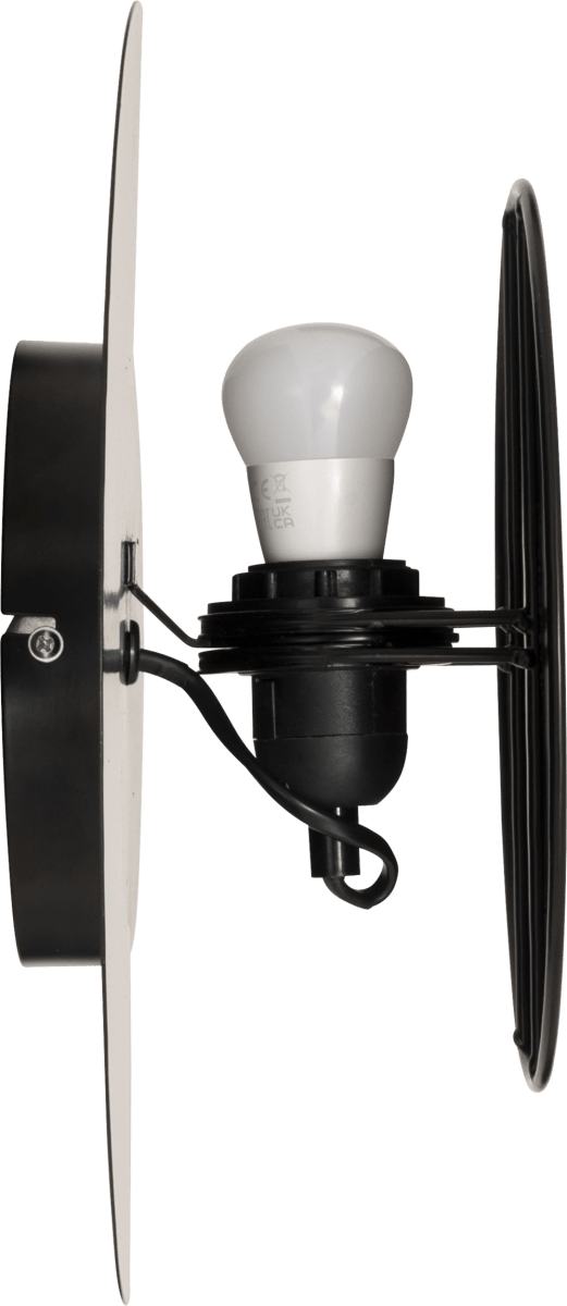 Reversibel vegglampe Mysti sort 30,5 cm – produktbilde 3