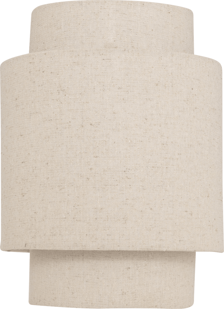 Vegglampe Nahel i beige lin 27 cm – produktbilde 2