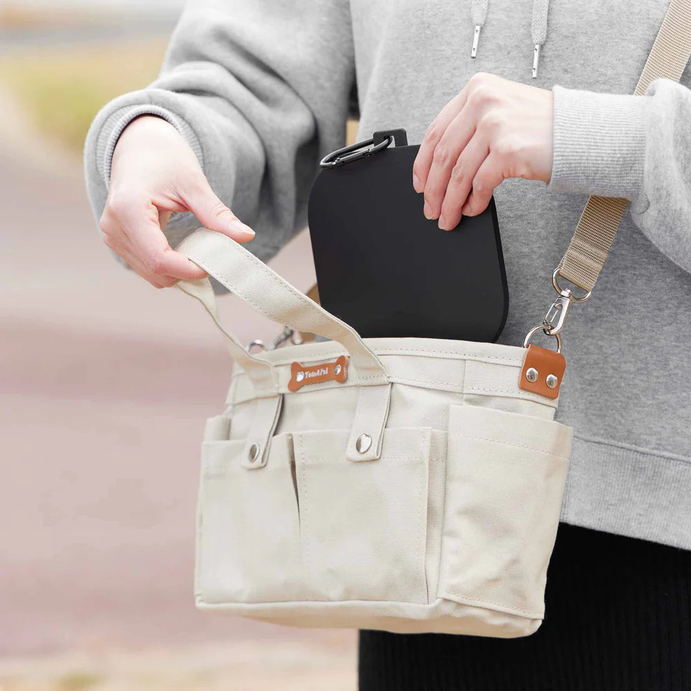 Portabel vannskål til hund med foldbart design