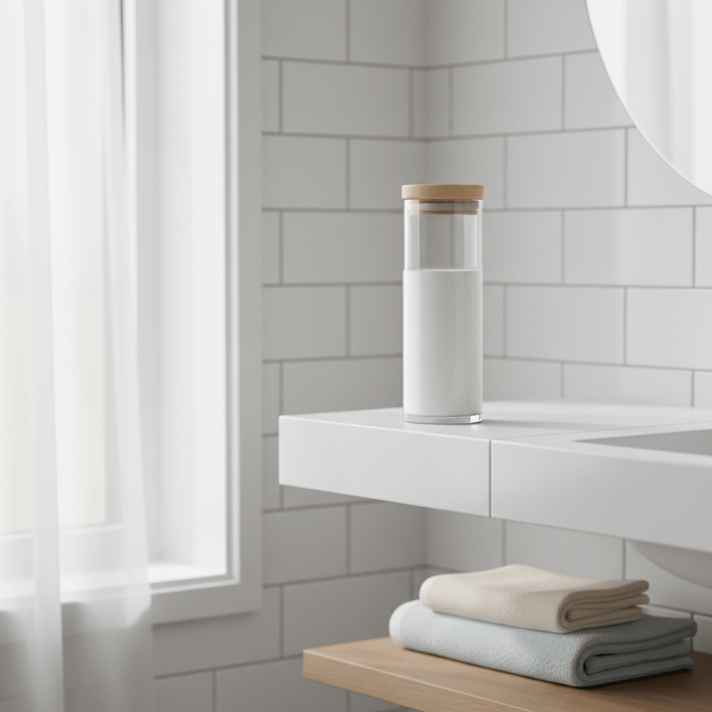 Glasskrukke med trelokk 30 x 9 cm - Lindas Dekor