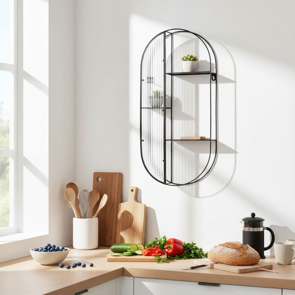 I kjøkken ved matlaging