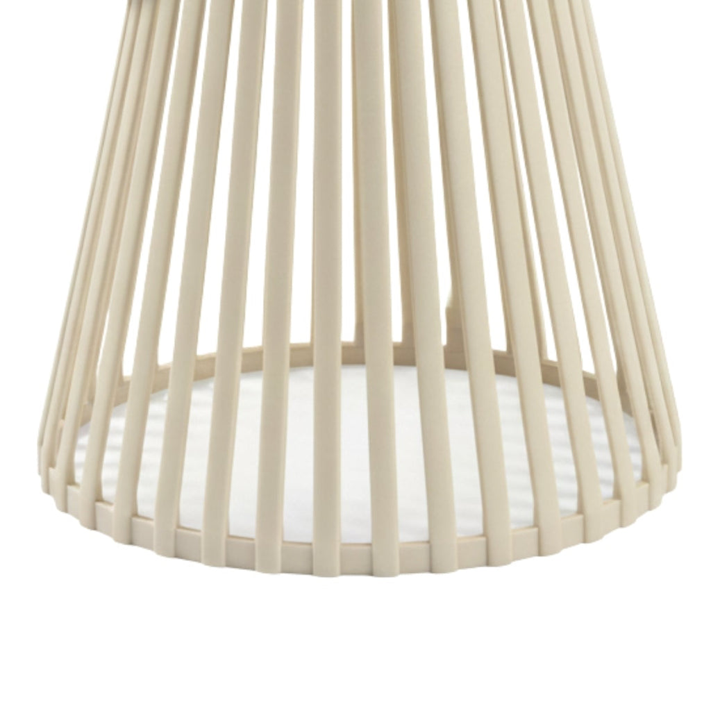 Solarlampa beige 15 x 18 cm