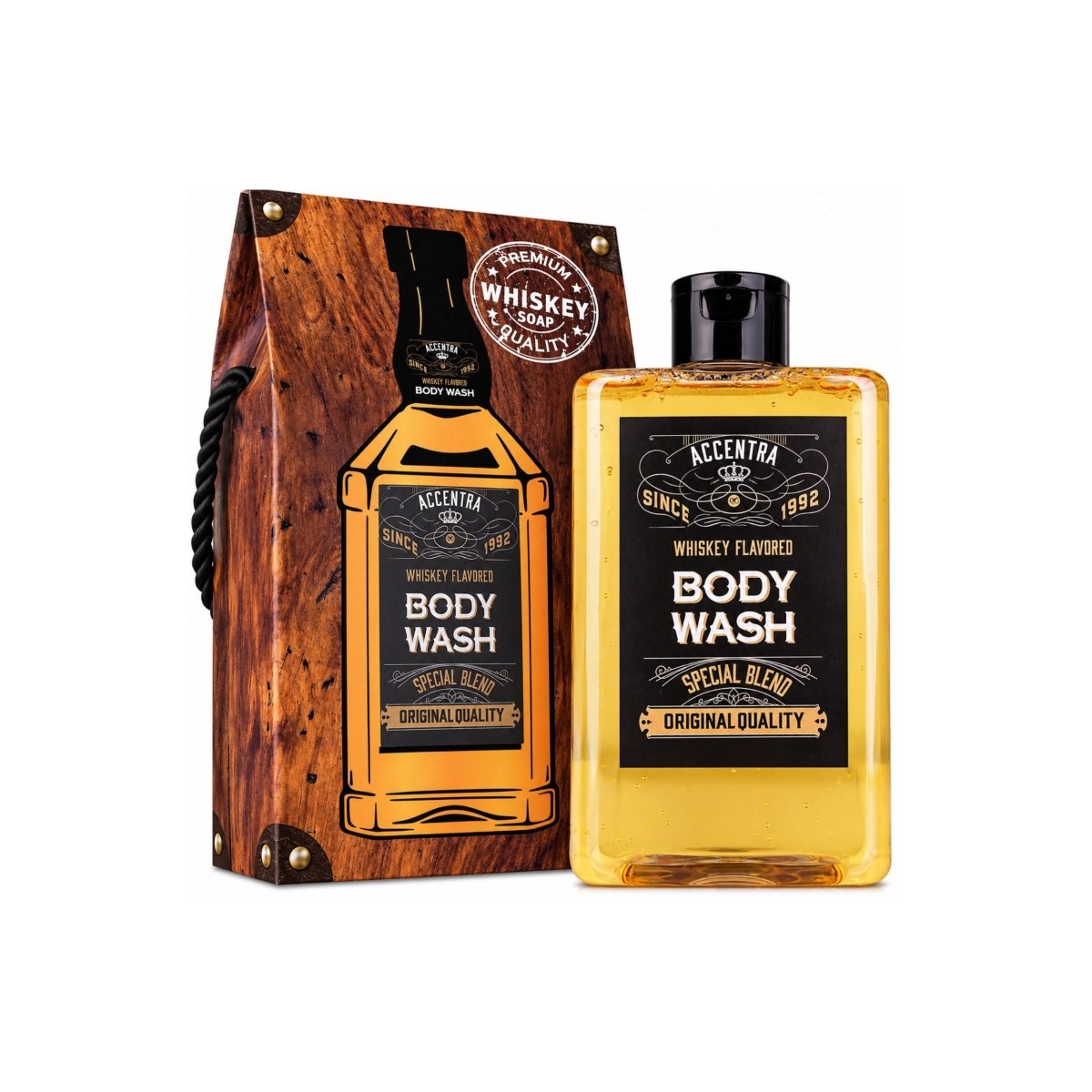 Duschtvål whisky i presentask 400 ml