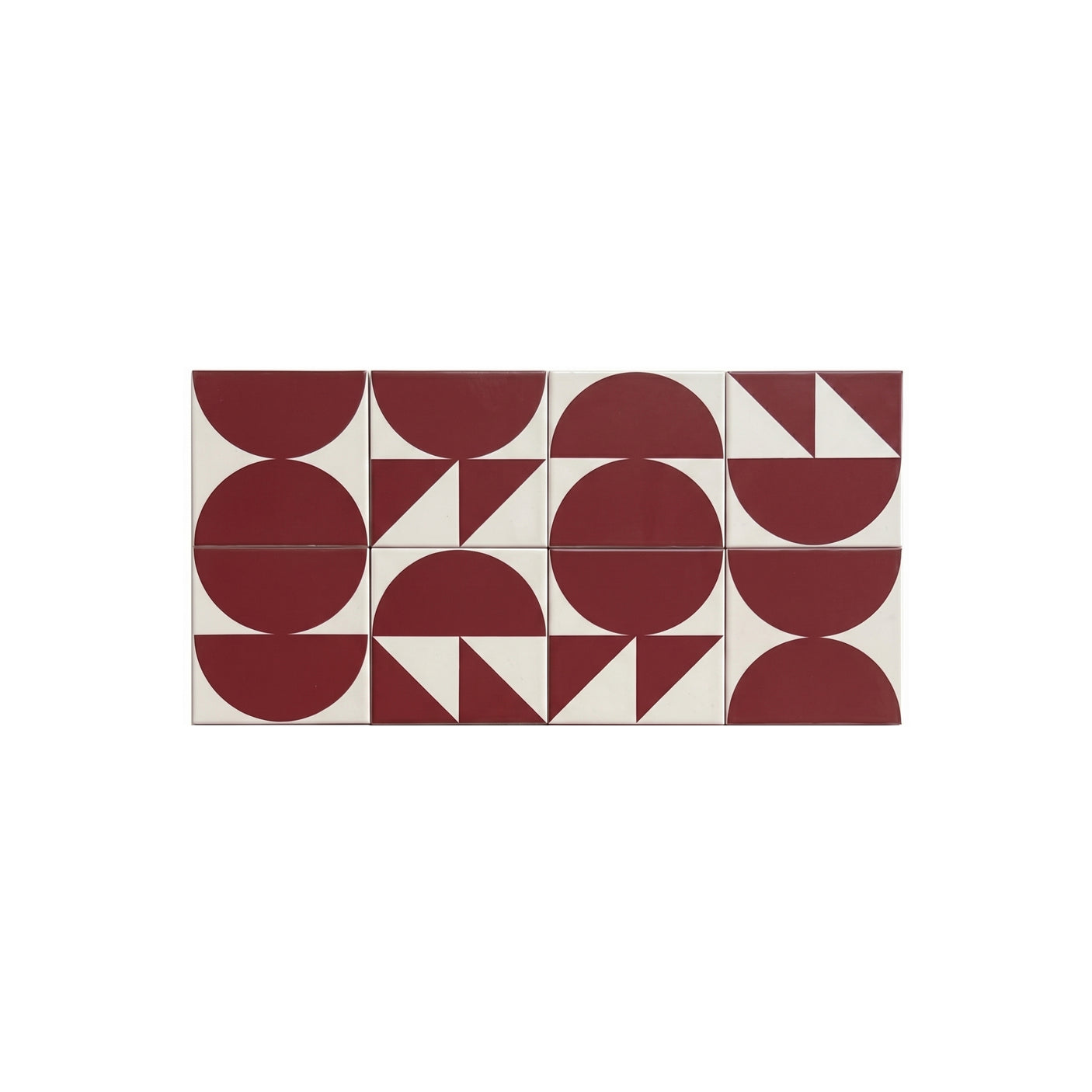 8-pk Neu Coral Red selvklebende fliser