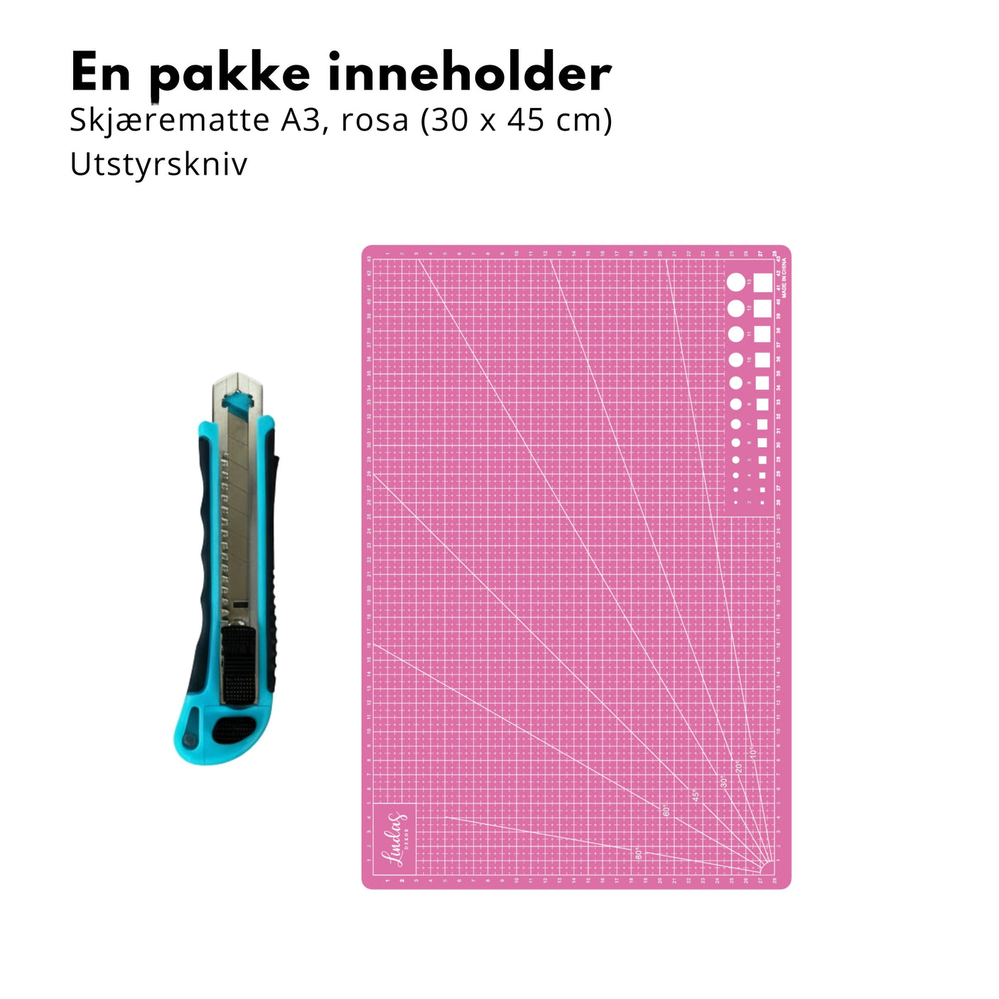 Anbefalt verktøypakke for fliser rosa