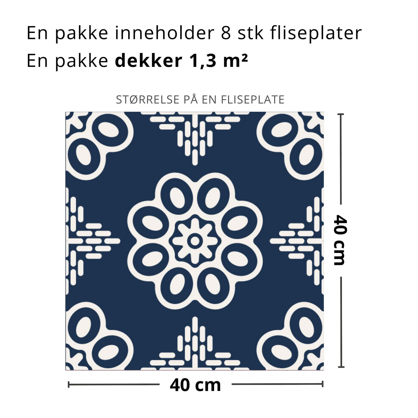 8-pk Lya selvklebende fliser