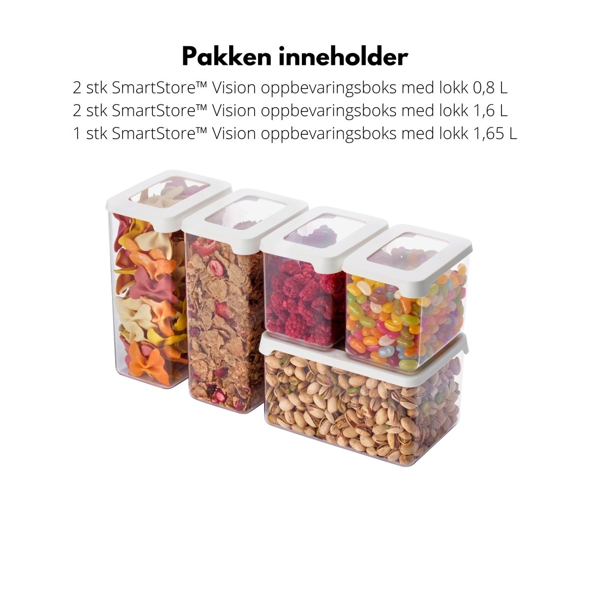 Stablebare SmartStore Vision bokser til kjøkkenskap og pantry