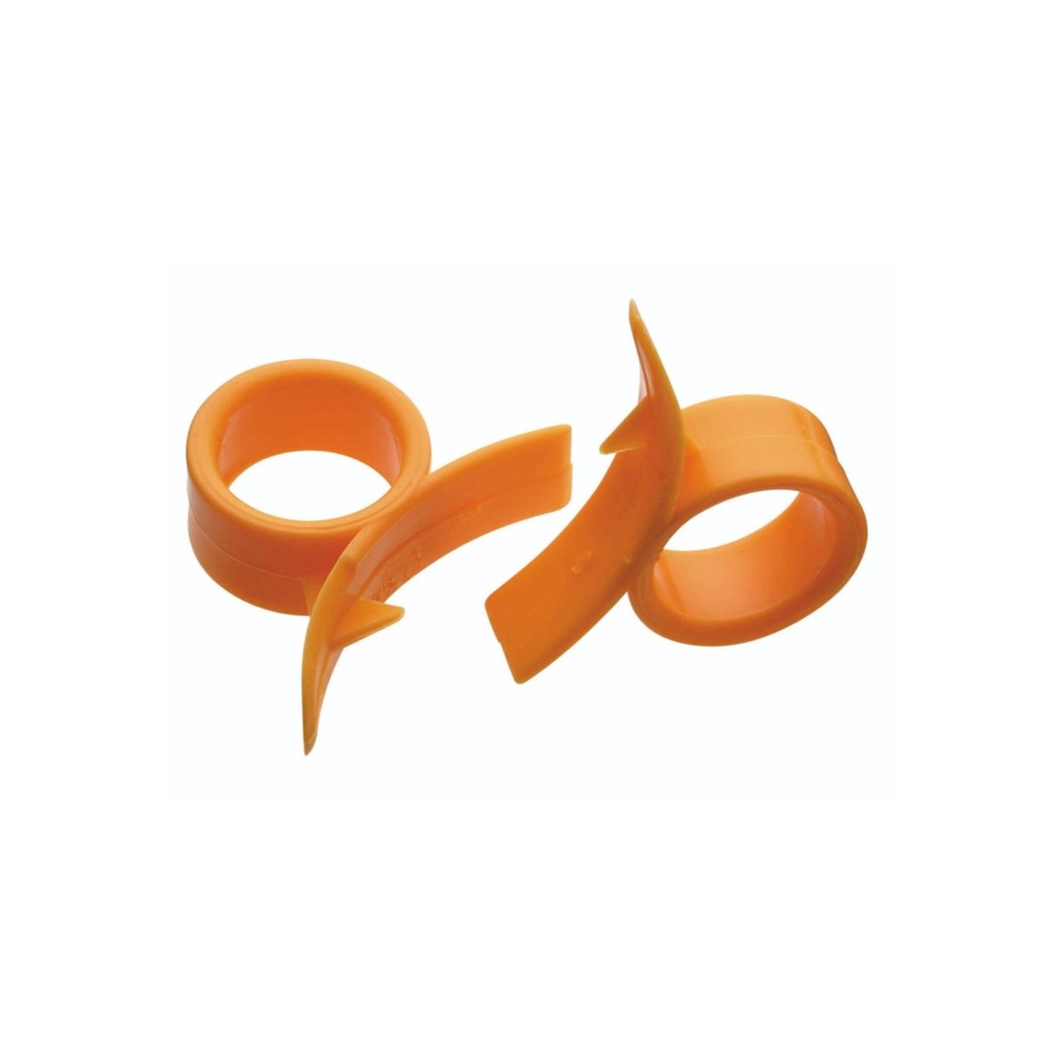 KitchenCraft appelsinskreller 2 pk i oransje plast