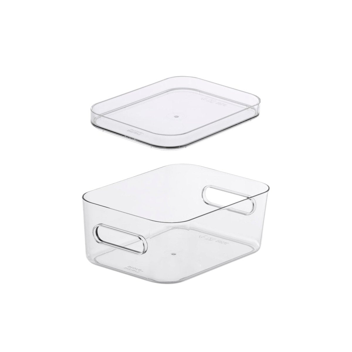 SmartStore Compact Clear S förvaringslåda med lock
