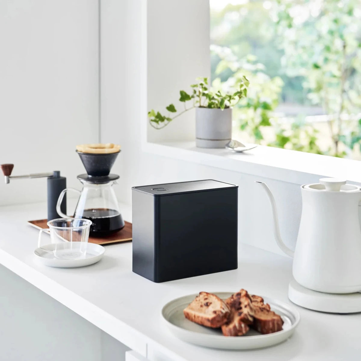 Oppbevaringsboks for kaffe lufttett 500 ml - Lindas Dekor