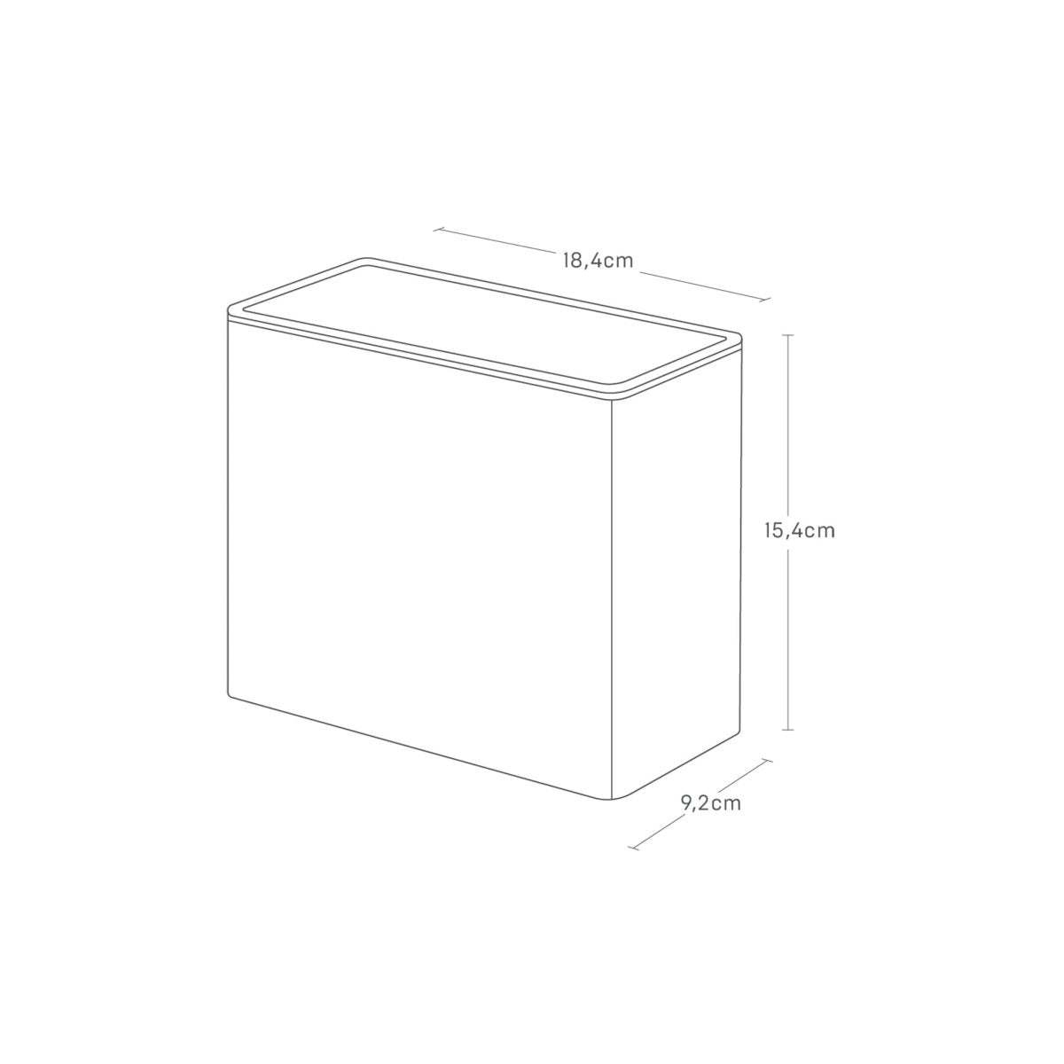 Oppbevaring for kaffefilter sort - Lindas Dekor