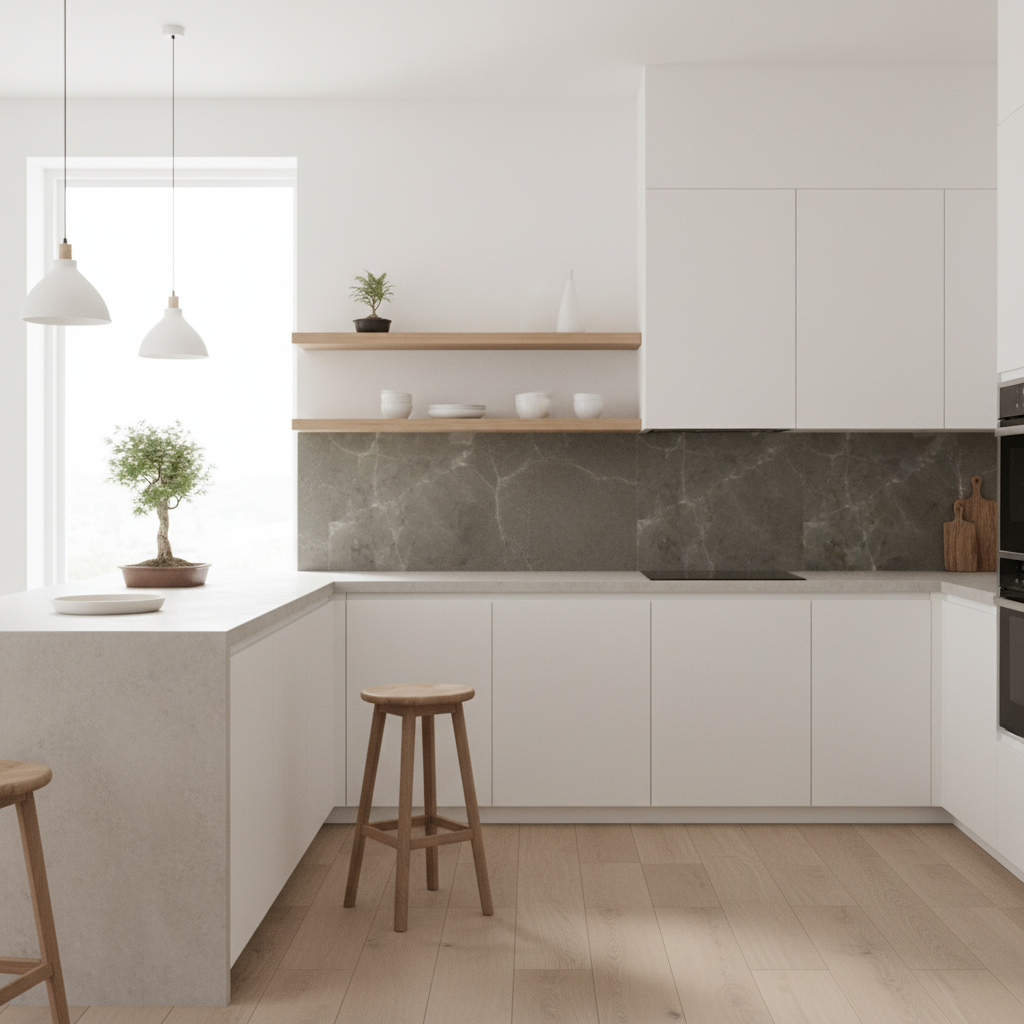 8-pk Skifer grønn selvklebende fliser