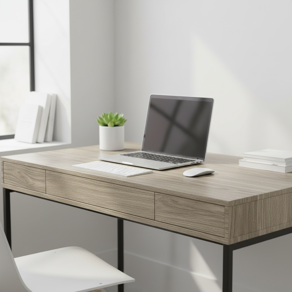 Oak Coffee kontaktplast i lys eik med strukturert treverk