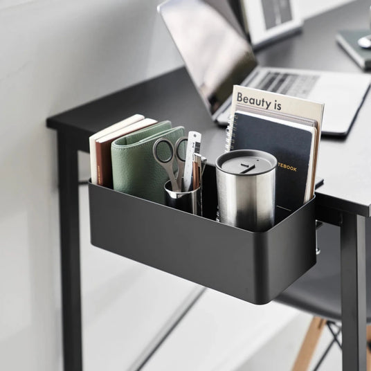 Smart oppbevaringsboks til bord, sort 30 x 18 cm - Lindas Dekor