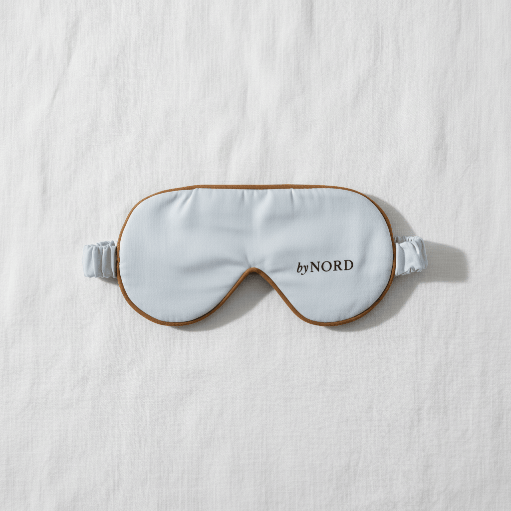 Sovemaske lyseblå - Lindas Dekor Sovemaske