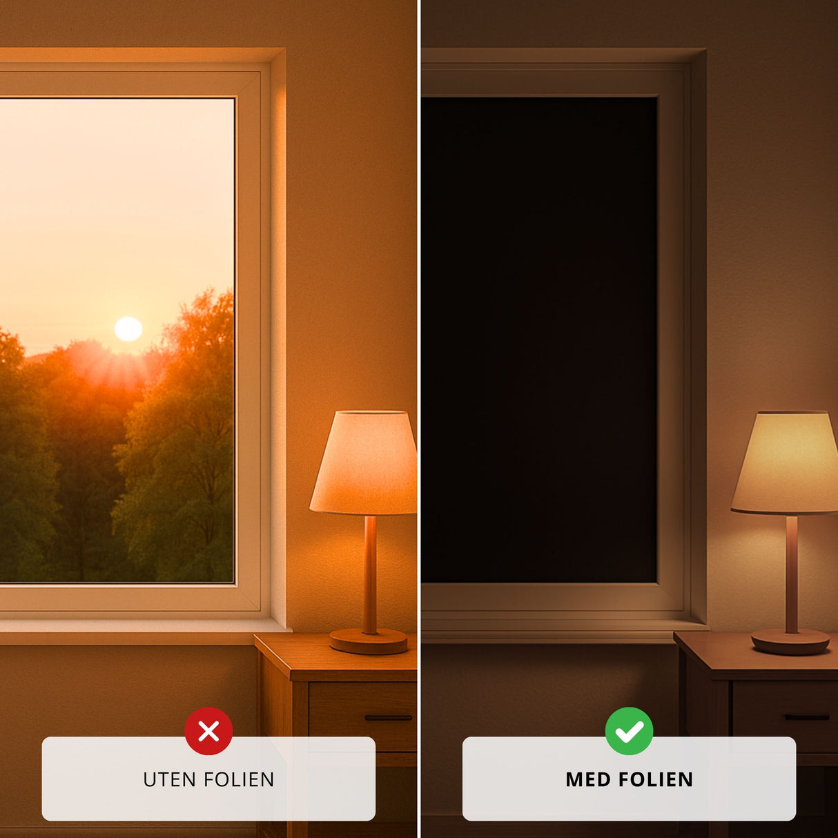 Vareprøve: Supreme Static Blackout vindusfolie