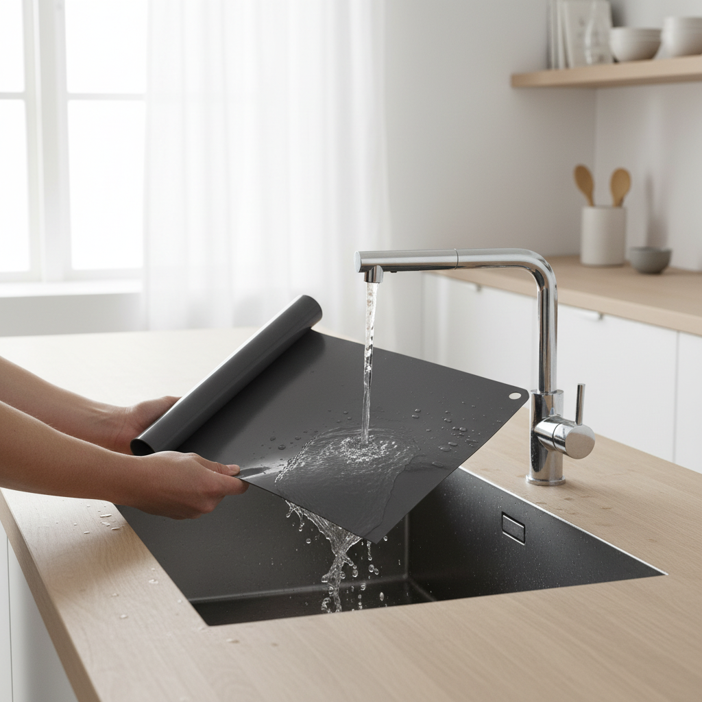 GastroMax bakematte i mørk silikon til ovnsbruk