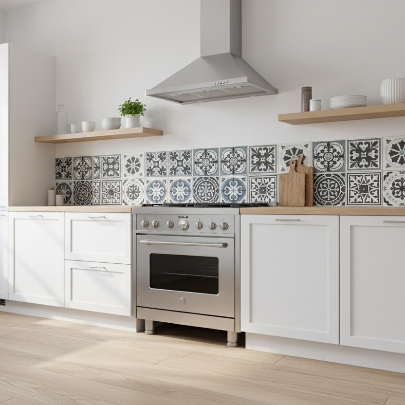 8-pk Victoria selvklebende fliser