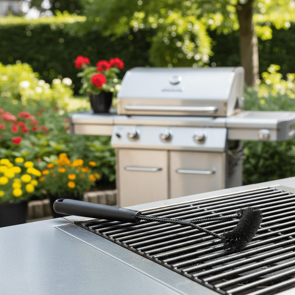 BBQ Grillbørste Rustfritt stål 39 cm - Lindas Dekor grillbørste