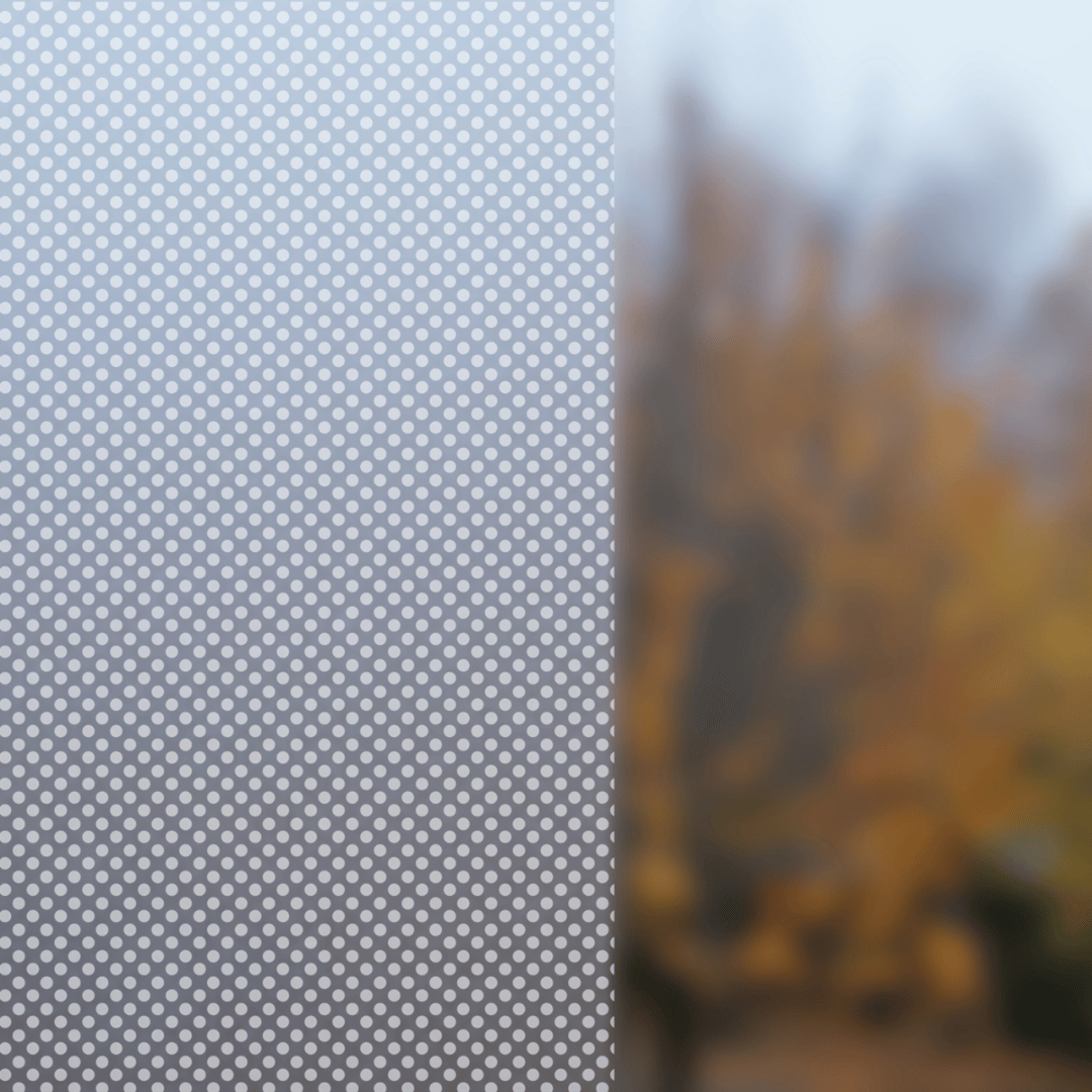 Vareprøve: Static Point white vindusfolie