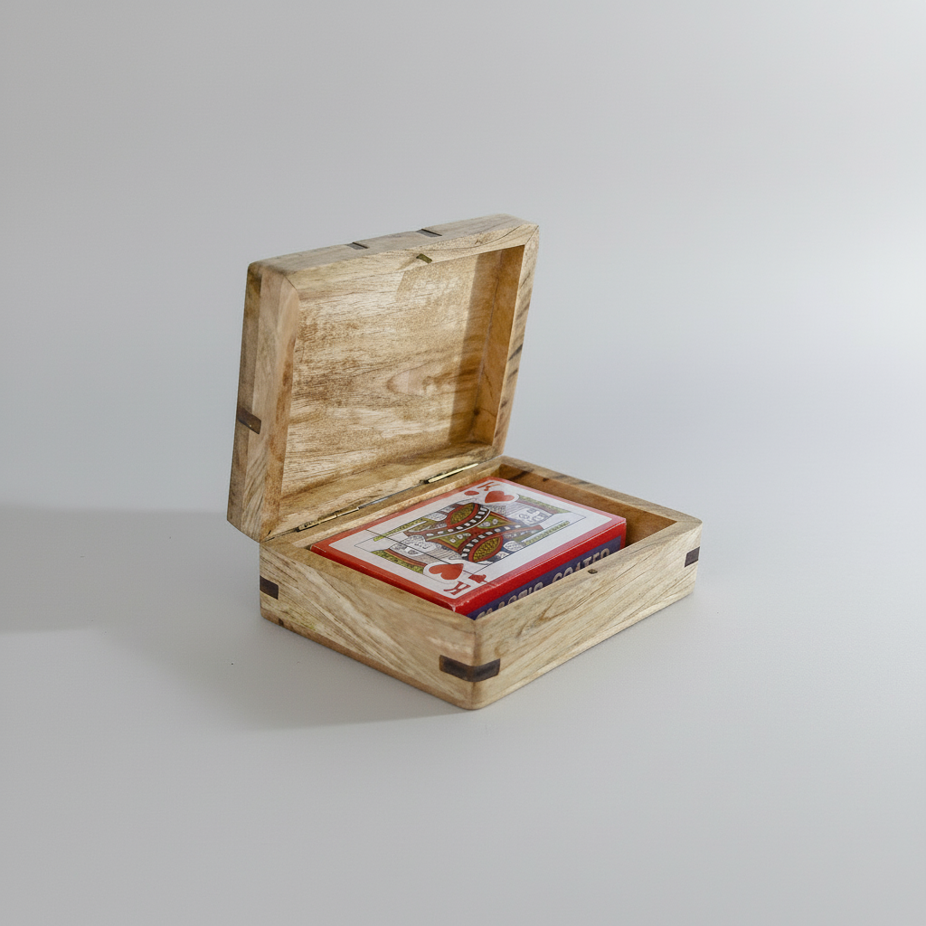 Dekorativ boks til kortstokk