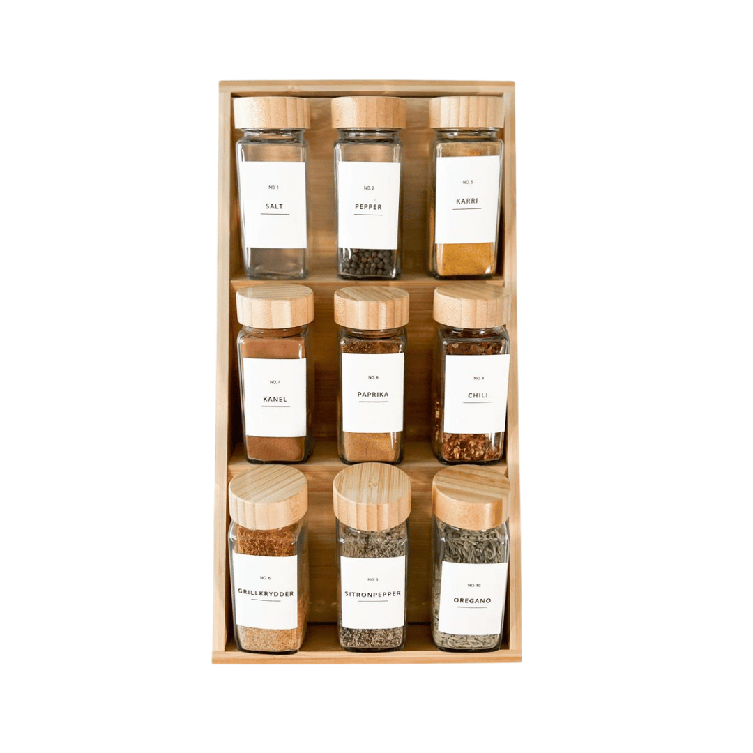 12-pk Krydderglass, firkantet