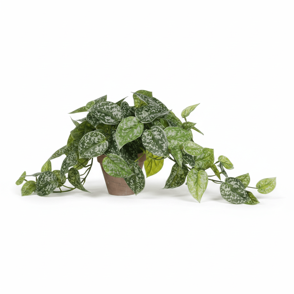 Scindapsus kunstig plante hengende grønn med potte - Lindas Dekor Kunstige planter
