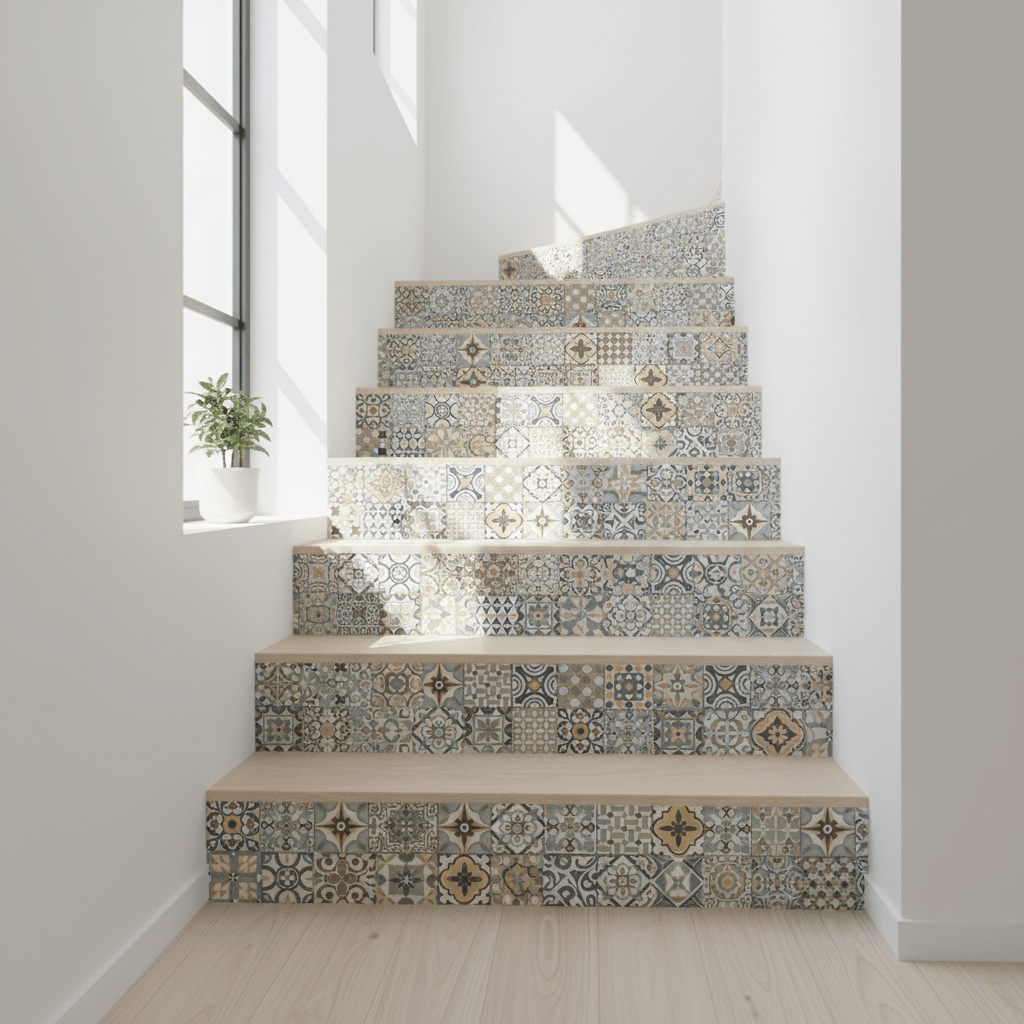 Vareprøve: Premium Palma fliser kontaktplast 15 x 15 cm - Lindas Dekor