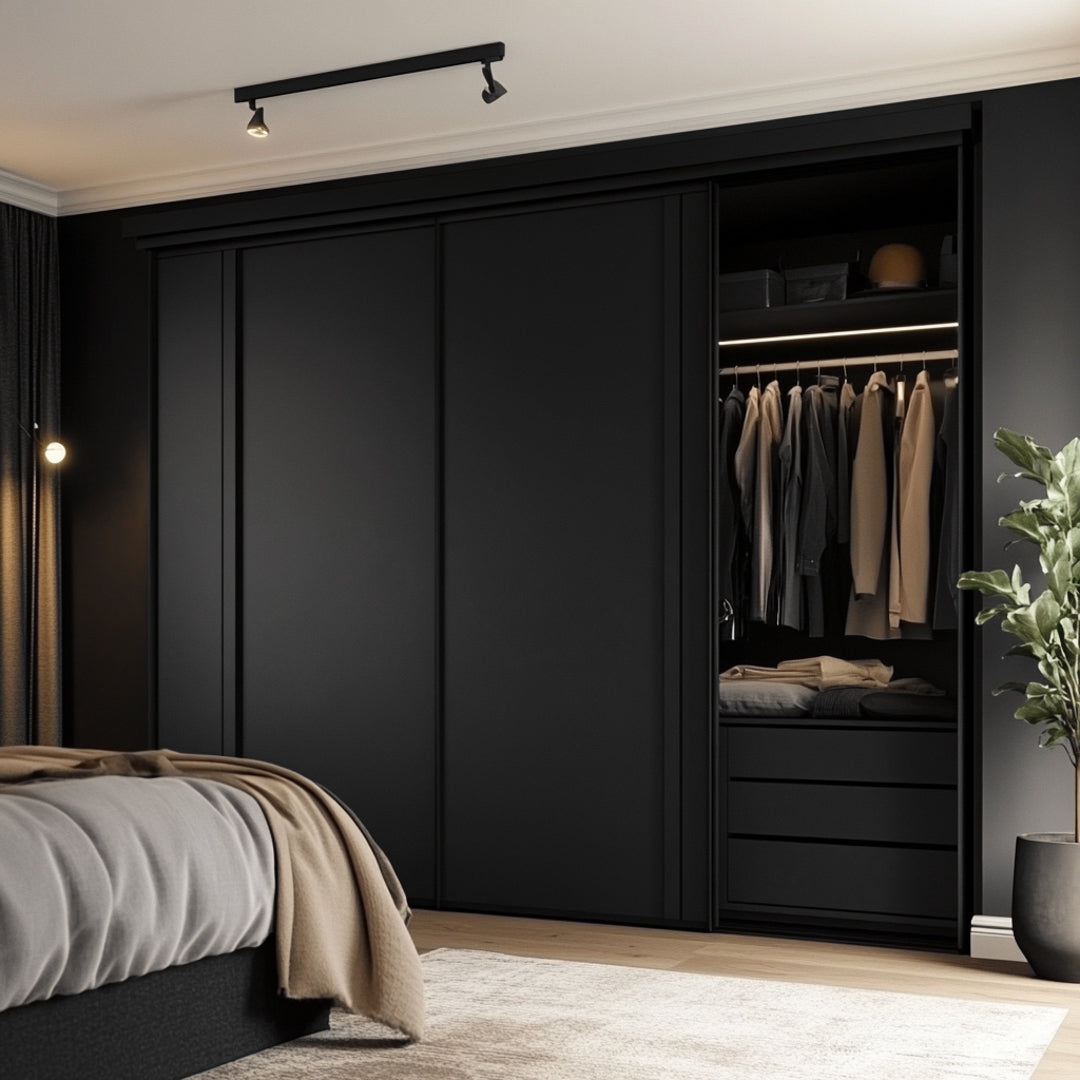 Vareprøve: Black supermatt kontaktplast