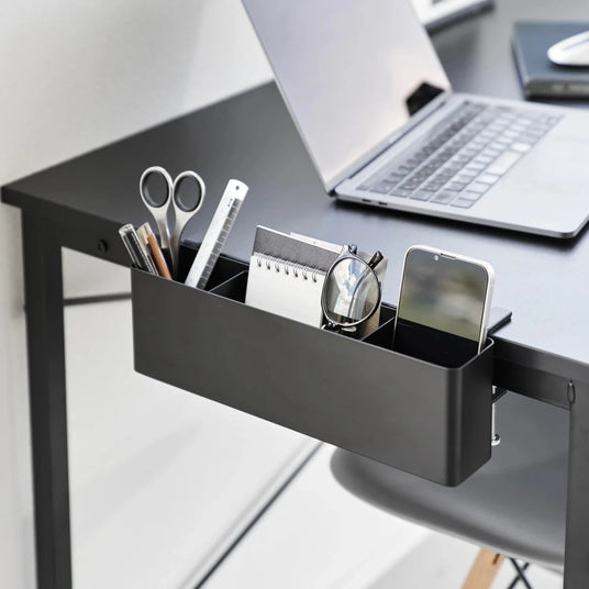 Smart oppbevaringsboks til bord, sort 30 x 10 cm - Lindas Dekor