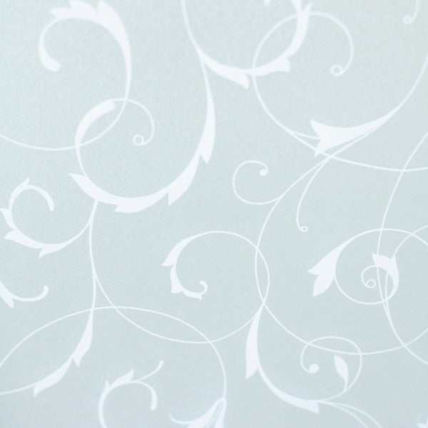 Static Scroll Flower vindusfolie