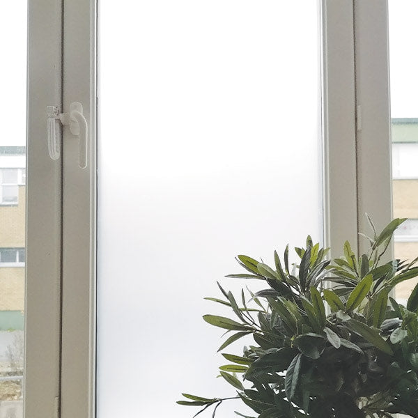 Vit matt fönsterfilm