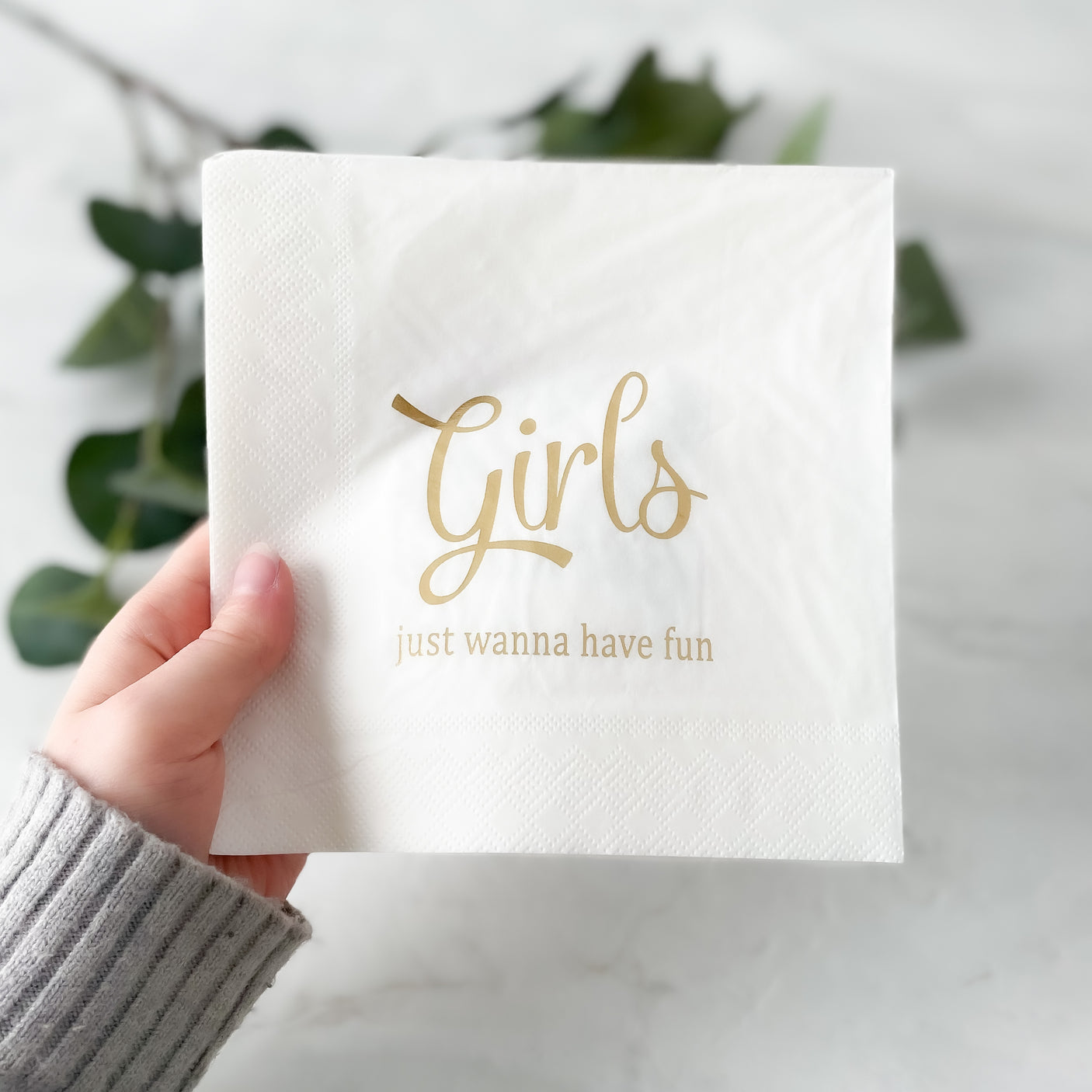 Servetter Girls Fun, guld