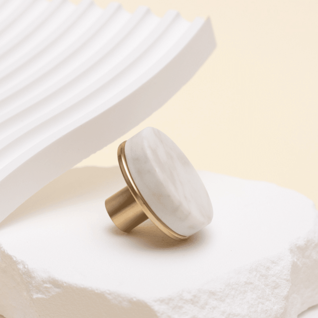 Paris knott, marmor 28 mm - Lindas Dekor Knott