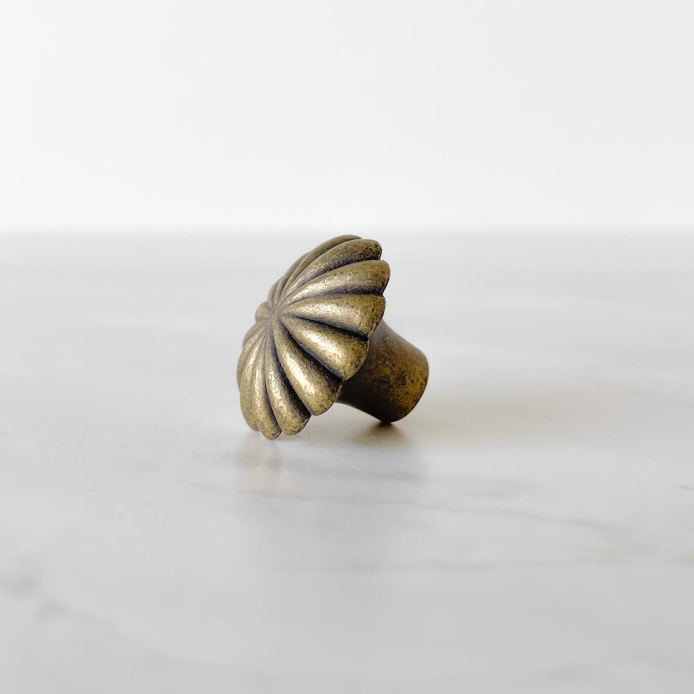 Knopp antik mässing, 25 mm