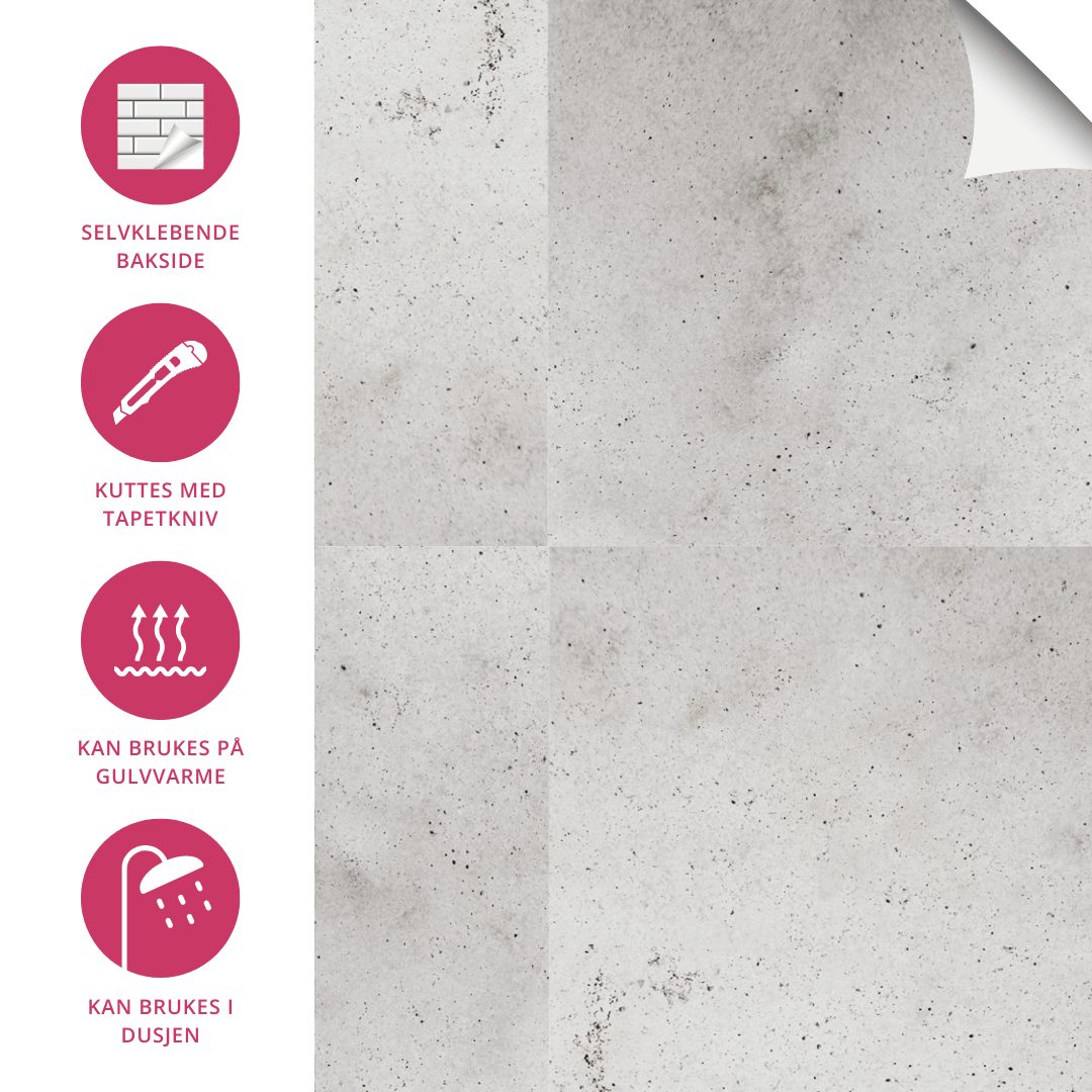 Sydney selvklebende fliser