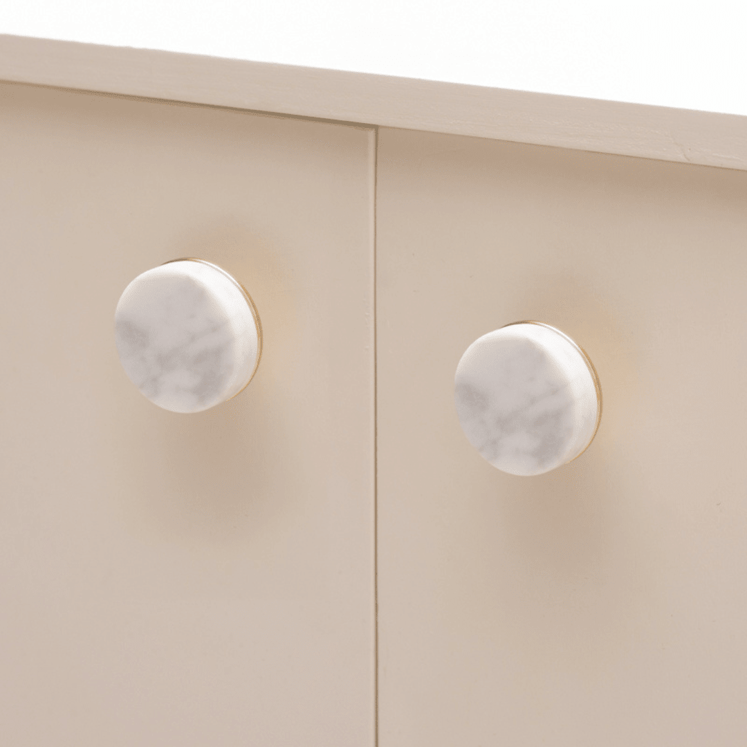 Paris knott, marmor 28 mm - Lindas Dekor Knott