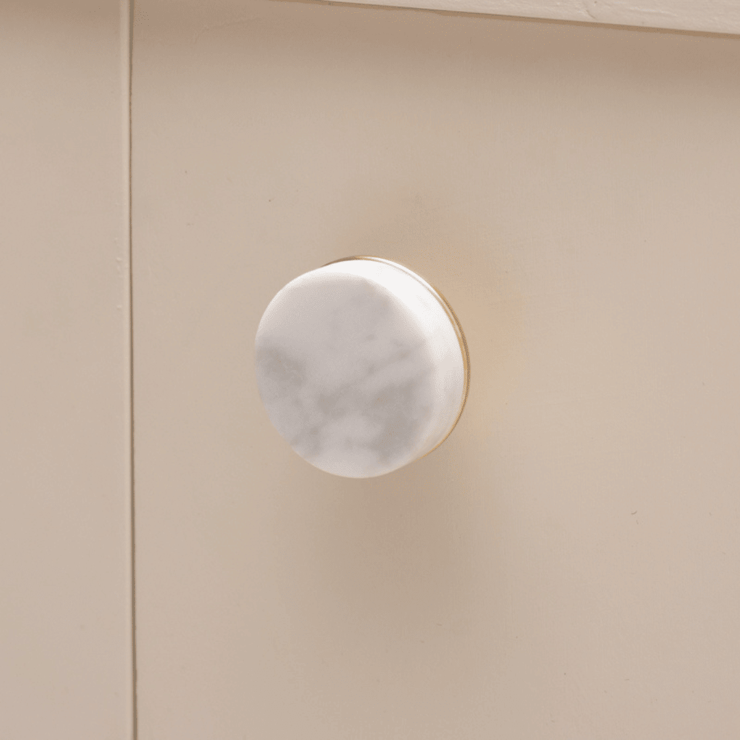 Paris knott, marmor 28 mm - Lindas Dekor Knott