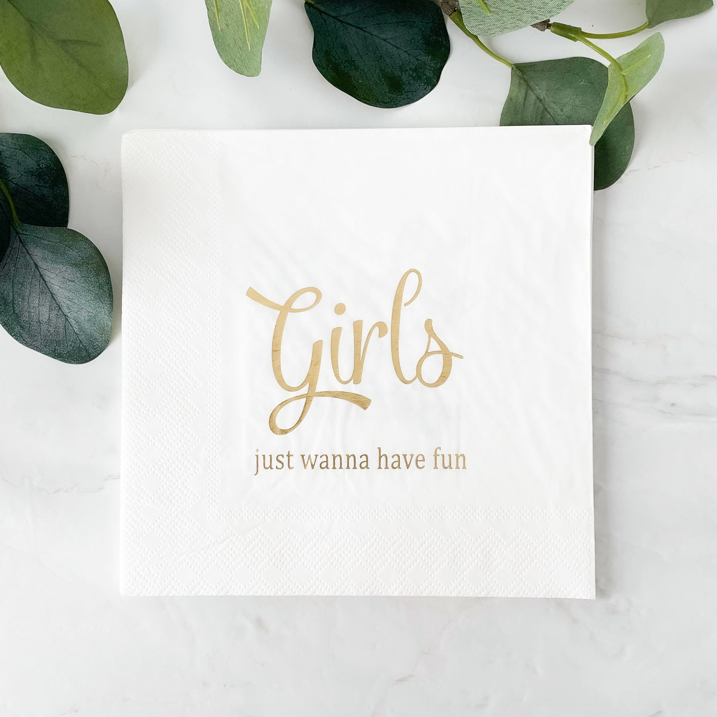 Servetter Girls Fun, guld