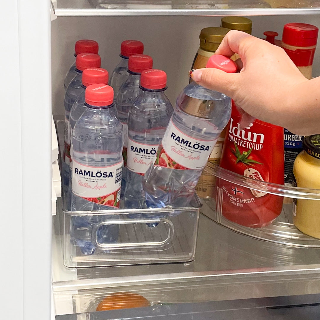 Oppbevaringsboks transparent, medium