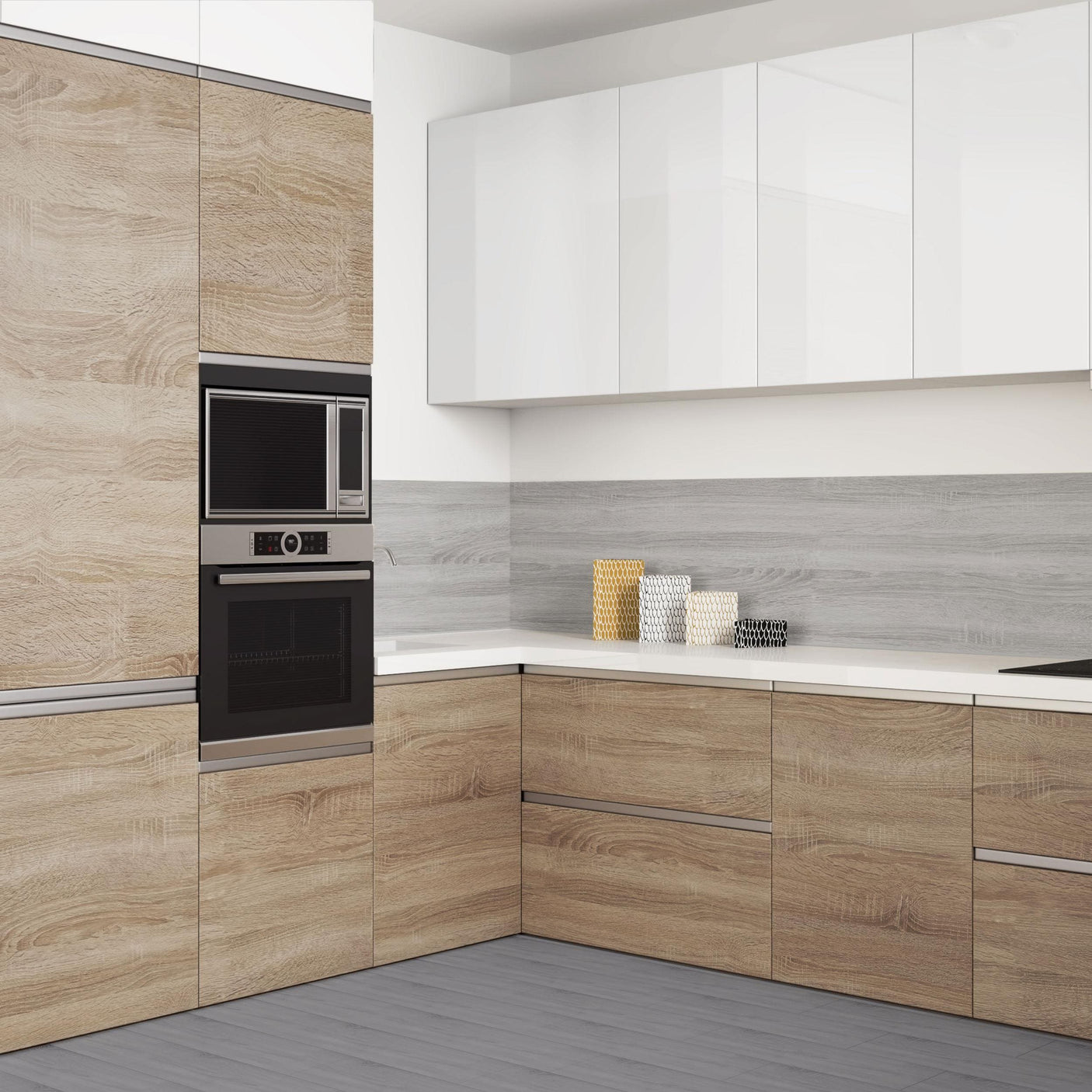 Sonoma Oak Lätt kontaktplast