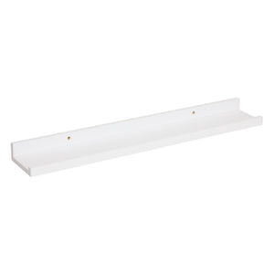 Bildehylle Fixy hvit 58 cm, hele bildehyllen