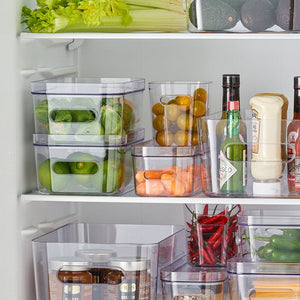 Transparente SmartStore Compact Clear bokser i spiskammers