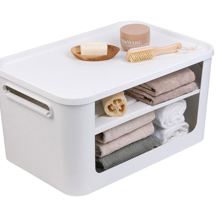 SmartStore Module 55 liter i hvit med baderomsartikler