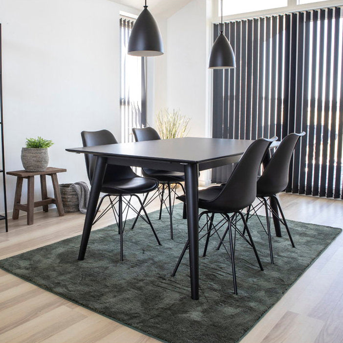 2-pk Oslo spisestol sort