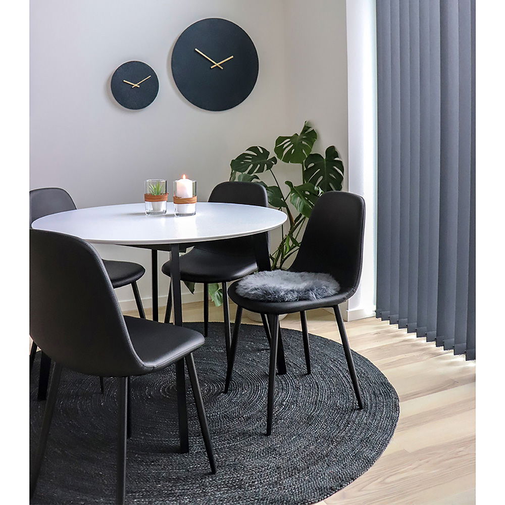 2-pk House Nordic Stockholm spisestol sort